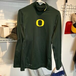 Men’s Nike-Oregon Ducks Mock Turtleneck L/S, SZ: Small